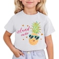 thumbnail image 1 of HNMKIU T-Shirt à Manches Courtes Imprimé Mignon pour Filles - Haut à Col Rond Adorable pour le Quotidien et les Activités, 1 of 4