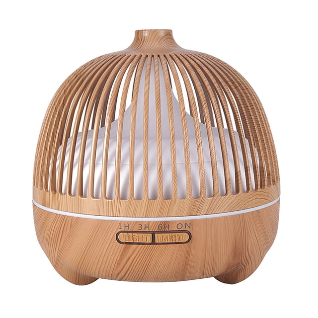 Lksixu Oil Diffuser 500ml Set, Aroma Diffusers For Home Large Room With Auto Shut-Off 4 Timer And 7 Color Light, Small Desk Humidifier For Baby Kitchen Gadgets