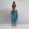 thumbnail image 1 of LSLJS Baby Jumpsuit with Pockets, Summer Casual Harem Rompers Kids One Piece Cute Strap Toddler Pants Backless Outfits, 1 of 8