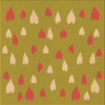 thumbnail image 1 of Ahgly Company Tapis d'Intérieur Lavable en Machine Carré Jaune Transitionnel, 8 Pieds Carré, 1 of 7