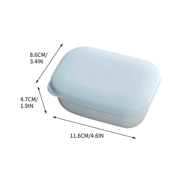 Pompotops New Bathroom Dish Plate Case Home Shower Travel Hiking Holder Container Soap Box Clearance