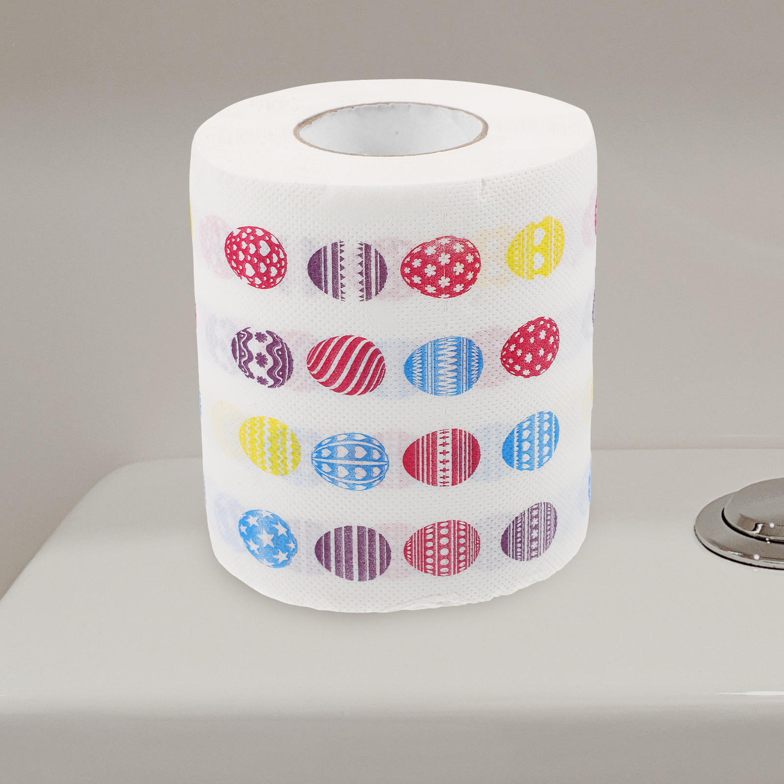 SEWACC 2 Rolls of Novelty Toilet Paper Multi Wood Pulp Everyday Use Bath Tissues for Families