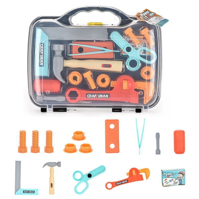 Kids Tool Set Educational: Simulated Mixed Drill Tool Toy Set Pretend Play Tools