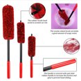 thumbnail image 3 of 3 Pack Car Wheel Brush Rim Tire for SEAT Engine Wash Cleaning Kit Auto Detailing Tool -, 3 of 4