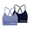 thumbnail image 1 of Reebok Ladies' Underwear 2 Pack Seamless Longline Performance Bralettes, 1 of 3