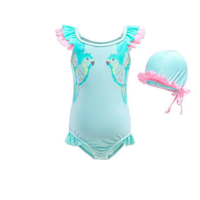 Maillot de Bain une Pièce Mignon pour Filles 2-8 Ans