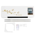 thumbnail image 2 of Clearance Sale!Giyblacko Two In One Wall Mounted Mobile Air Electric Fan Fully Installed Mobile Air Conditioning 2024 Mini Split AC/heating System W Portable Ductless Remote Home/bedroom/studio, 2 of 9