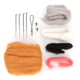 thumbnail image 2 of Needle Felting Starter Kit, Doll Needle Felting Cute DIY  For Craft, 2 of 8