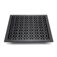 thumbnail image 2 of Cast Iron Floor Vent Register 12″ x 16″ – Heavy-Duty Tudor Mushroom Design, Handcrafted Rust-Free Air Vent Cover with Adjustable Damper – Powder Coated Repaintable for Floors & Walls, 2 of 8