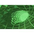 thumbnail image 1 of Ahgly Tapis Rectangulaire Lavable en Machine Intérieur Vert Émeraude Profond, 6 Pieds x 9 Pieds, 1 of 7