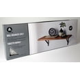 thumbnail image 2 of hometrends Rustic Shelf with Metal Brackets, 2 of 5