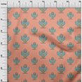 thumbnail image 2 of oneOone Tissu Popeline de Coton Imprimé Floral en Blocs Tissu de Couture BTY 56 Pouces de Large, 2 of 4