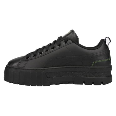 PUMA Womens Mayze Santa Cruz Sneakers Shoes Casual - Black - Size 5.5 M