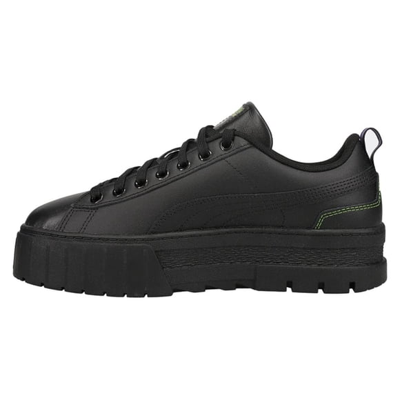 PUMA Womens Mayze Santa Cruz Sneakers Shoes Casual - Black - Size 5.5 M