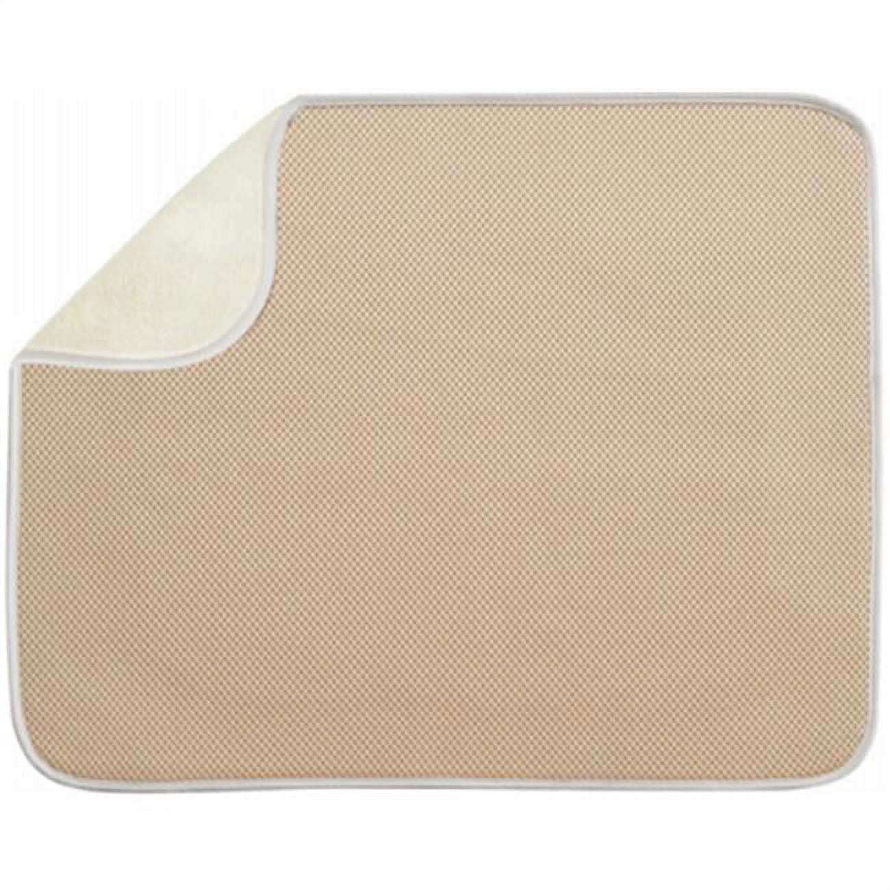 Interdesign 40130 Tapis de Séchage Blé & Ivoire - 18 x 16 Po.