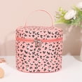 thumbnail image 1 of Dvkptbk Storage Large Capacity Travel Makeup Bag,Portable Cosmetic Bag Imitation Leather Osmetic Bag Large Opening Design Makeup Organizer Bag Home Essentials, 1 of 3