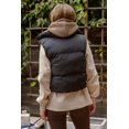 thumbnail image 2 of Blu Pepper Women's Reversible Zip Up Cropped Puffer Vest, 2 of 5
