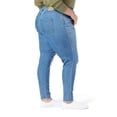 thumbnail image 2 of Levi Strauss Signature.™ Red Women's Plus High Rise Skinny Jeans, 2 of 3