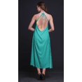 thumbnail image 4 of Bimba Robe Décontractée Oiseau Longue Dos Nu à Col Licou pour Femme Robe de Plage Imprimée - XX-Grand, 4 of 6