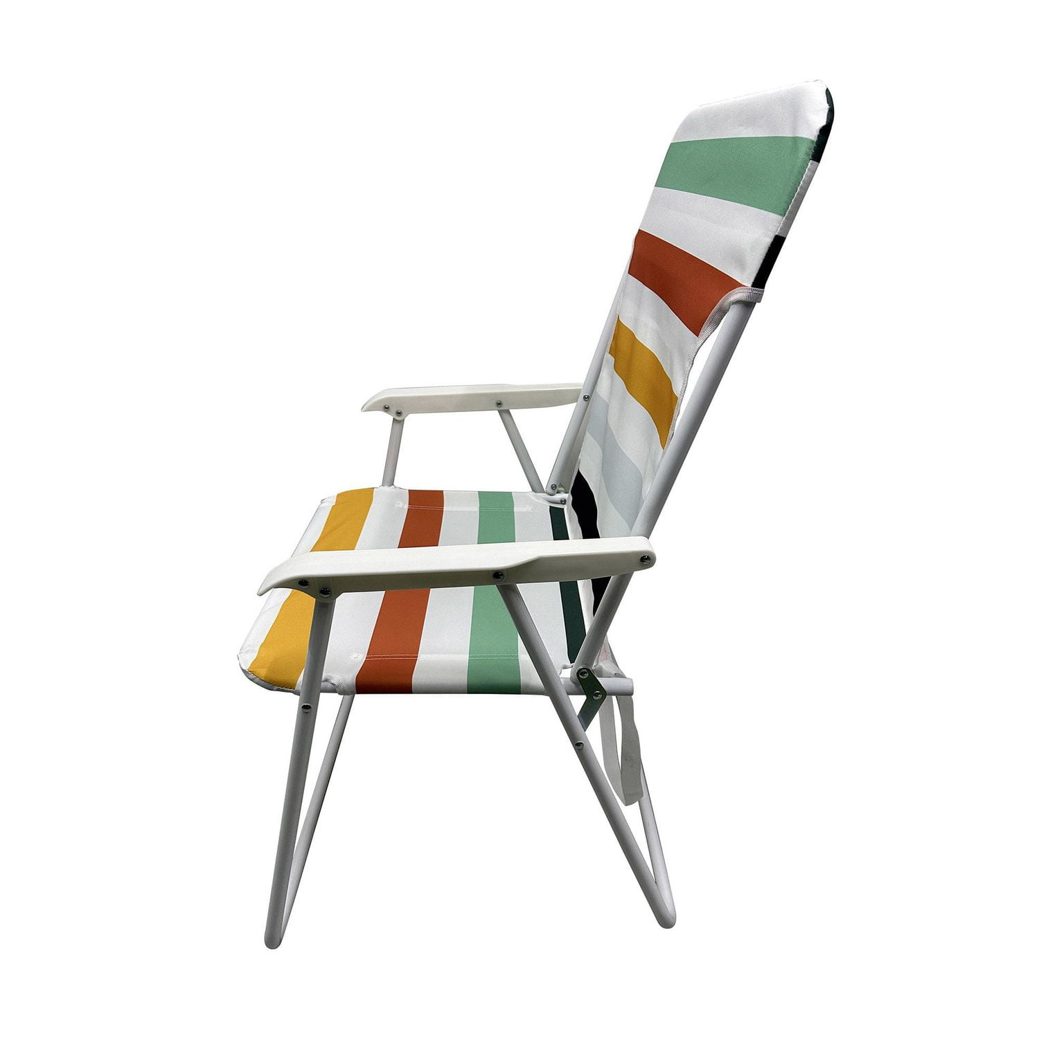 Chaise pliante de plage Mainstays, rayures multiples