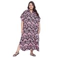 thumbnail image 1 of Oussum Robe Caftan Boutonnée pour Femme Longue Ajustable d'Été Maxi avec Poche, 1 of 7