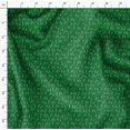 thumbnail image 4 of Soimoi Tissu en Coton Cambric Vert Notes Instrument de Musique Tissu Imprimé au Mètre 56 Pouces de Large, 4 of 5