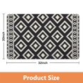 thumbnail image 4 of Upgrade to Elegance with our 20x32in Non-Slip Tribal Style Bath Rug Runner - Luxury Microfiber Bathroom Rugs, Machine Washable. Perfect for Your Tub and Shower Floor!, 4 of 5