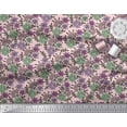 thumbnail image 2 of Soimoi Georgette Viscose Fabric Leaves & Floral Block Decor Fabric Printed Yard 42 Inch Wide, 2 of 3