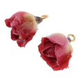 thumbnail image 4 of 2 Pcs Breloques en Résine Fleurs Réelles pour Apprêts de Bijoux Artisanat pour Femmes Fleur, 4 of 8