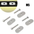 thumbnail image 4 of 4 Pack Stainless Steel Kayak M5 Screws & Nuts Rail Track Mount Tie Down Eyelet, 4 of 8