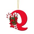 thumbnail image 2 of Vaidha 26 Letters Christmas Tree Decoration Pendant Christmas Tree Ornaments Personalized DIY Christmas Ornaments Christmas Decoration Xmas Tree Hanging Decor, 2 of 3