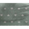 thumbnail image 4 of oneOone Georgette Viscose Fabric Dot & White Heart Print Sewing Fabric BTY 42 Inch Wide, 4 of 4