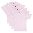 thumbnail image 4 of Hanes T-Shirts à Col Rond ComfortSoft pour Hommes, Lot de 4, L, Rose Pâle, 4 of 7