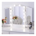 thumbnail image 2 of LED Makeup Mirror Light Bulb Lights Stepless Dimmable Wall Lamp 6 10 14Bulbs Kit for Dressing Table ,Widely Use, 2 of 7