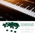 thumbnail image 3 of Clavier de Piano Tapis en Feutre, 90 Pcs Rond Rond Laveur de Feutre Vert pour Salle de Piano, 3 of 8