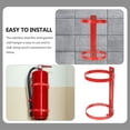 thumbnail image 3 of OUNONA 1Pack Red Fire Extinguisher Hanger Bracket for Office Safety, 3 of 8