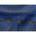 thumbnail image 4 of oneOone Viscose Jersey Fabric Floral & Peacock Block Printed Craft Fabric BTY 60 Inch Wide, 4 of 5