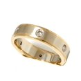 thumbnail image 2 of Mens 3/4ct 14K Gold Diamond Comfort Fit Wedding Ring, 2 of 2
