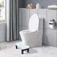 thumbnail image 4 of ZZkhGO Ergonomic Toilet Footstool for Squatting, 6.7 Inch Bathroom Step Stool, Non-Slip Potty Riser for Constipation Relief Hemorrhoid Care, 4 of 5