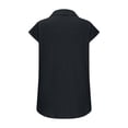 thumbnail image 4 of QIPOPIQ Womens Casual Short Sleeve Button Down Shirts V Neck Collared Shirt Tops Blouses with Pockets Clearance, 4 of 6