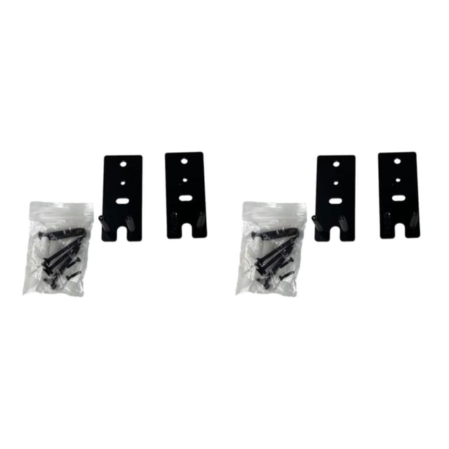 Transemion Metal Securely Install Speakers With Strong Hardness Wall Mount Replacement Brackets Strong black 2Set