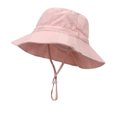 thumbnail image 1 of Toddler Baby Summer Sun Protection Fashion Solid Color Sun-Hat Cute Sunscreen Hat Cap, 1 of 9