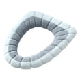 thumbnail image 2 of Winter Toilet Seat Cushion,Thickened Knitted Toilet Cover,Washable Toilet Seat Pad,Soft Toilet Seat Warmer,Elastic Toilet Seat Cover,Cold Weather Toilet Mat,Comfortable Toilet Accessory, 2 of 6