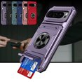 thumbnail image 1 of ShieldPlus for Google Pixel 9 Phone Case with Finger Ring Holder Kickstand, Heavy Duty Shockproof Rugged Protective Case for Pixel 9 Pro 6.3 Inch, Working with Magnetic Car Phone Mount,Purple, 1 of 7