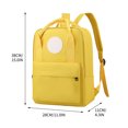 thumbnail image 2 of YIMWNYI Large Size Backpack, Lightweight Canvas Travel Backpack with Multiple Pockets, Adjustable Padded Shoulder Straps, Stylish and Durable, Ideal for Everyday Use, Work, and Travel, 2 of 5