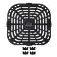 thumbnail image 1 of Fryer Accessories,Square 24x23cm Fryer Replacement Fryer Replacement Parts Fryer Replacement Crisper Plate Highly Recommended, 1 of 8