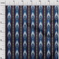 thumbnail image 2 of oneOone Cotton Flex Fabric Stripe & Geometric Ikat Print Fabric BTY 40 Inch Wide, 2 of 4