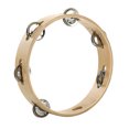 thumbnail image 1 of MasteelfCA Percussion Instrument Wooden Metal Children Tambourine for Playing, 1 of 7