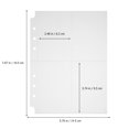thumbnail image 3 of EeaseCA 50Pcs 6-Ring Binder Photo Pockets 4-Pocket Photo Page Archival Photo Sleeves, 3 of 7