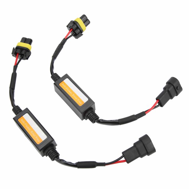 2 Pcs 9005 9006 90012 Décodeur de Phare à DEL Anti-Vibrations Sans Erreur Prêt à l'Emploi Compact